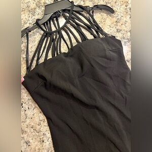 Elegant Black Midi Dress